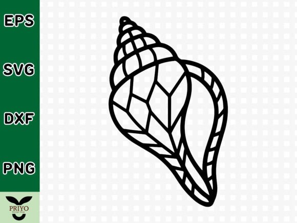 Download Spiral Conch Sea Shell SVG - Shell Collection