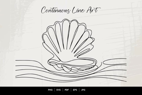 Download Seashell Line Art - Shell Collection