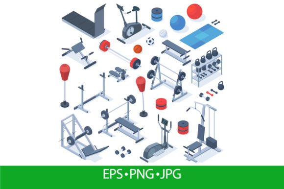 Download Isometric Gym Fitness Equipment and - Premium Bundle