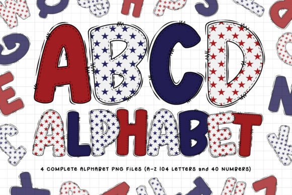 Download Red White Blue PNG Sublimation, Alphabet - Blue png Collection