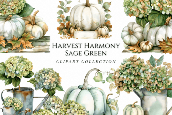 Download Harvest Harmony Sage Green Clipart - Sage Collection