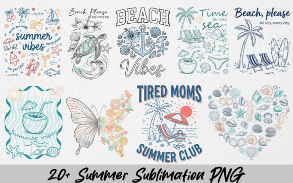 Download 20+ Summer Vibes Seashell Bundle PNG - Shell Collection