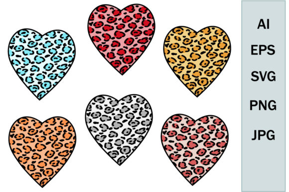 Download Heart Print Leopard Romantic Decor SVG - Romantic Collection
